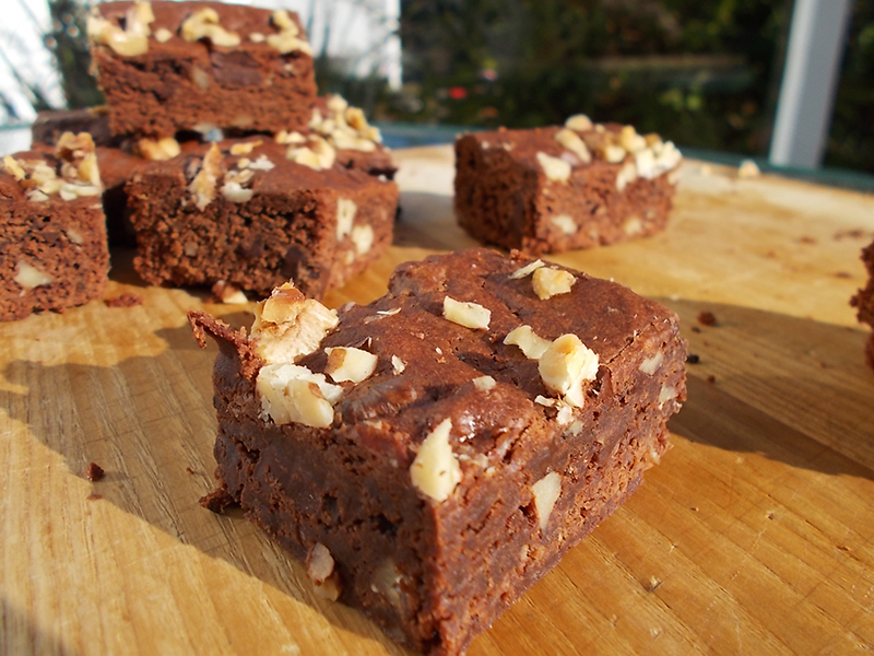 Vegan Chocolate Walnut Brownies | The Chestnut Candle Vegan Chocolate Walnut Brownies | The Chestnut Candle