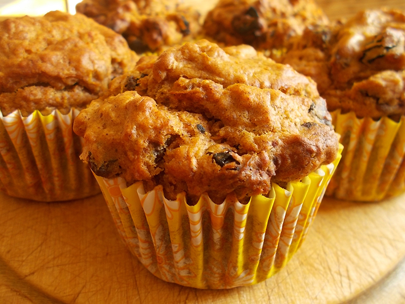 carrot cake sugar free muffins