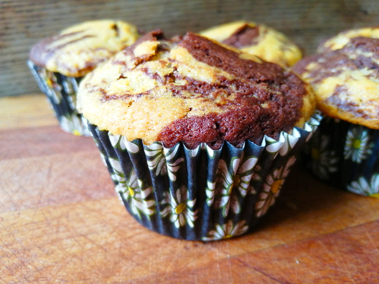 Chocolate Vanilla Marble Muffins/Loaf - The Chestnut Candle