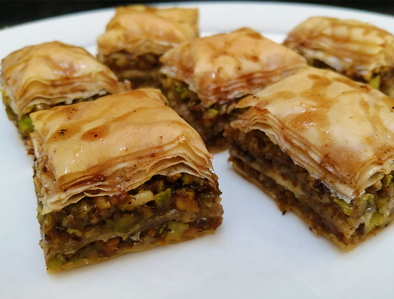 Vegan Baklava - The Chestnut Candle