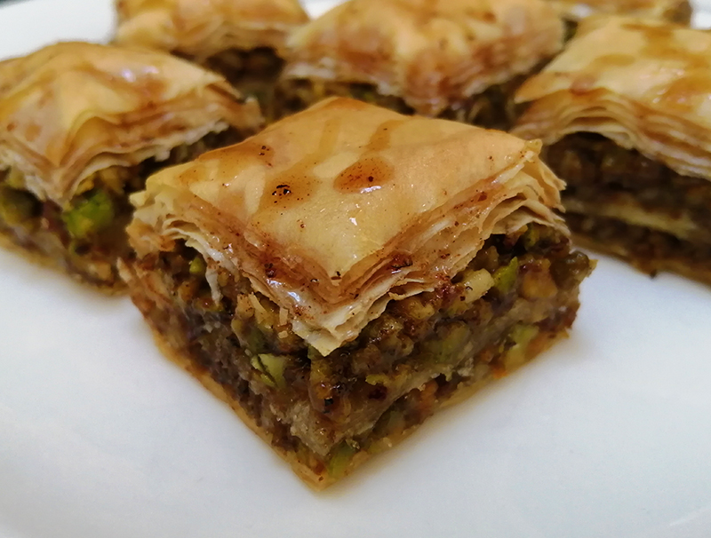 Vegan Baklava - The Chestnut Candle