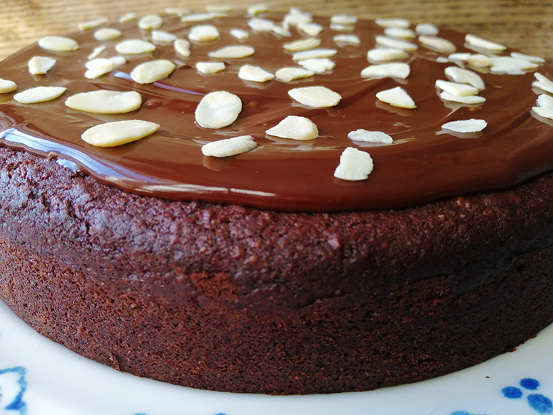 Vegan Chocolate Almond Cake The Chestnut Candle